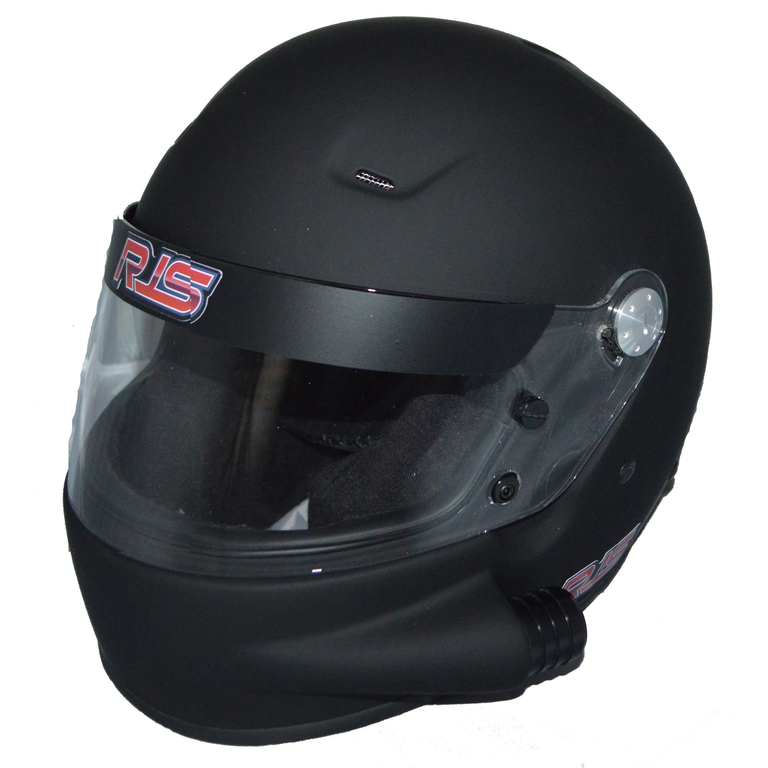 RJS PRO VENTED HELMET FULL FACE MATTE BLACK